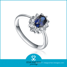 Fashion Blue Sapphire Natural Gemstone Ring